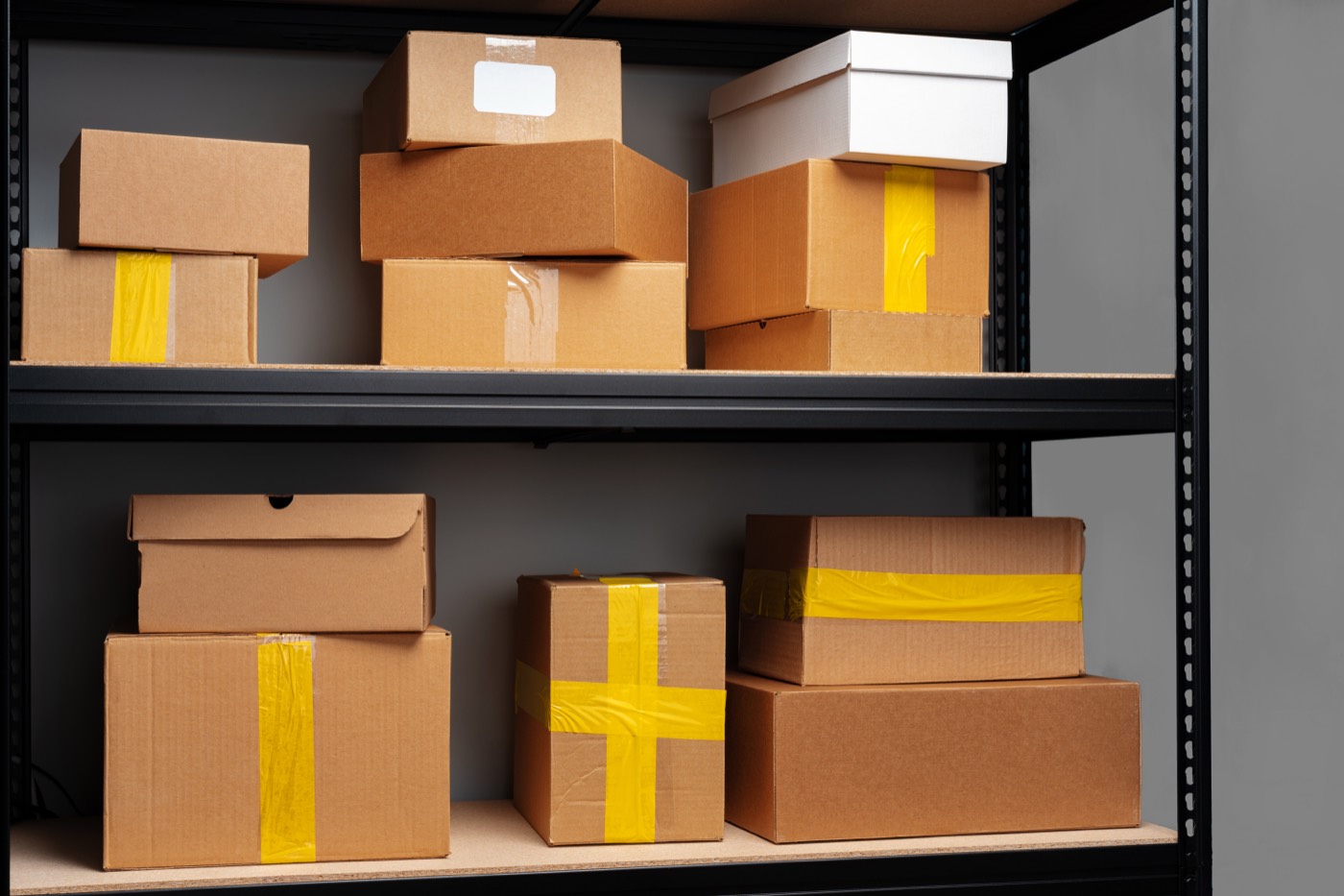 Packages at the Fort Lauderdale warehouse